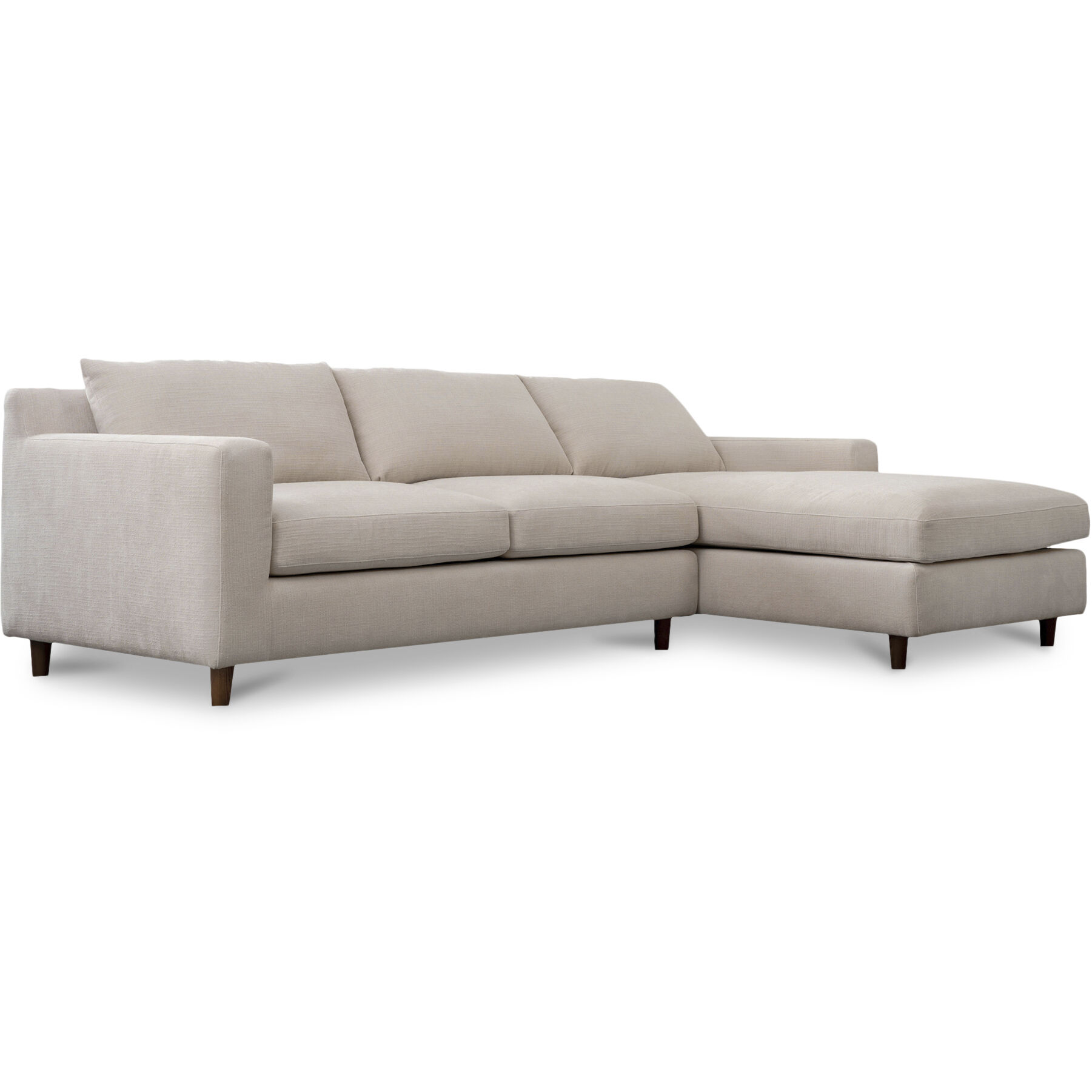 Hutton Beige Sectional, Right